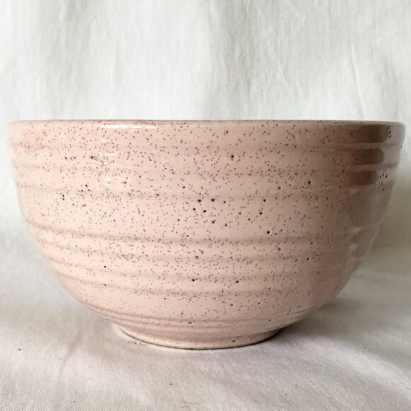 Vintage McCoy Pottery Stoneware Speckled Pink Mauve Beehive...